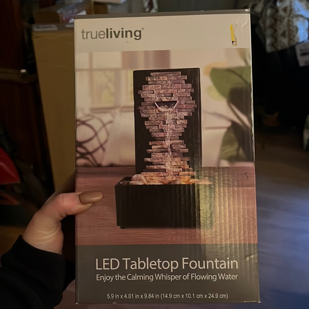 Small Tabletop LED Fountain